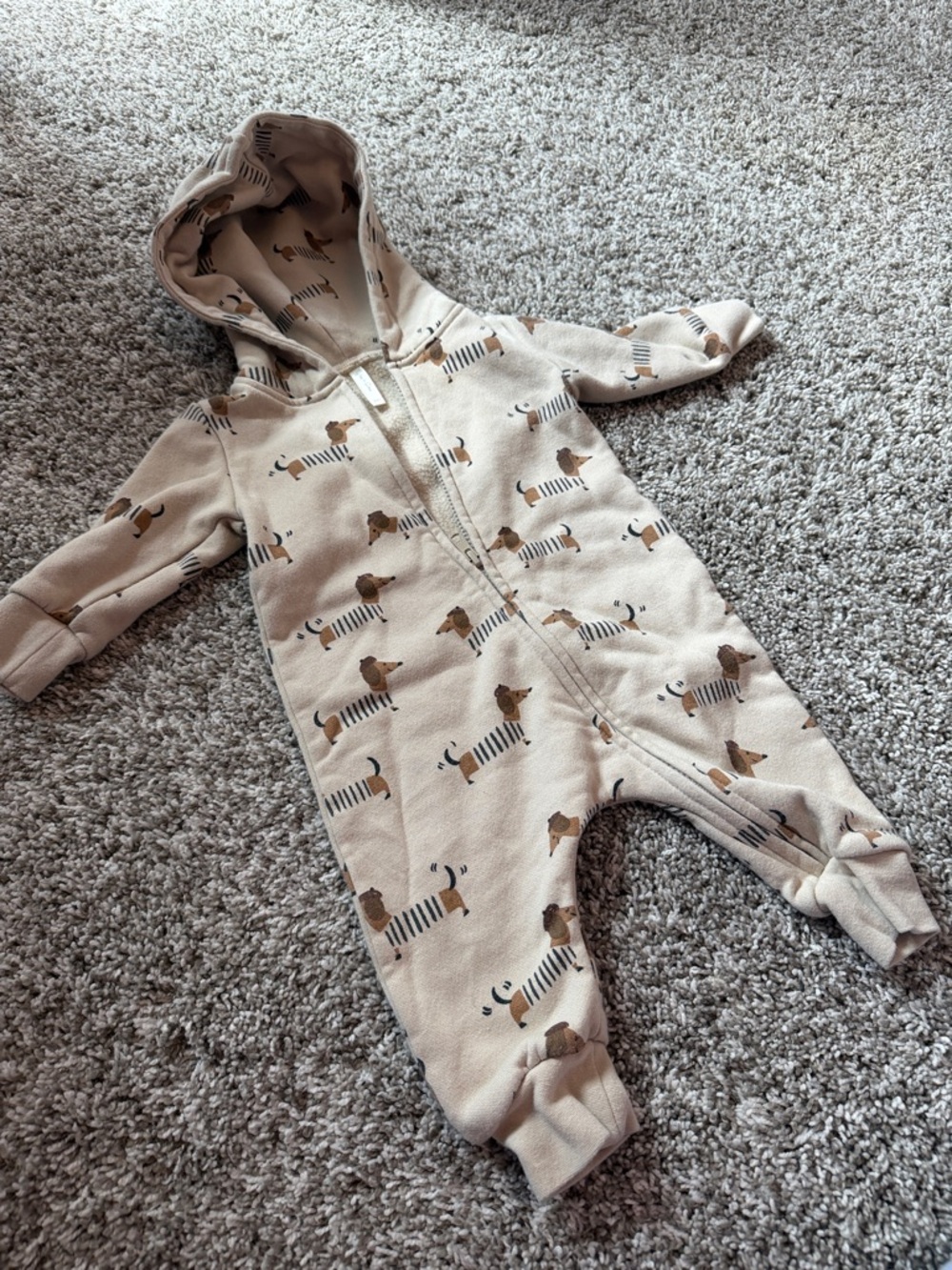 Rylee + Cru Cute Dog Zippy 3-6m